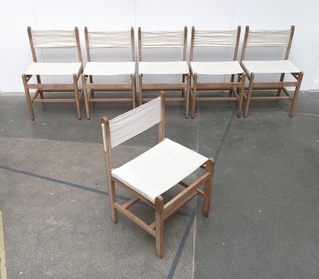 Mid-Century Danish Safari Dining Chairs by Peter Ole Schiønning for Niels Eilersen, Set of 6-UAH-865029