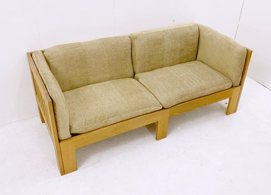 Mid-Century Danish Sofa in Oak by Tage Poulsen, 1960s-FGA-1331151