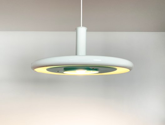 Mid-Century Danish Space Age Optima Pendant Lamp in UFO Style by Hans Due for Fog & Mørup, 1970s-ZM-1326025