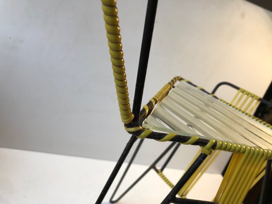 Mid-Century Danish String Giraffe Magazine Rack and Smoke Station, 1950s-LCR-883326