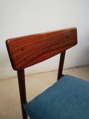 Mid-Century Danish Style Dining Chairs in Mahogany & Rosewood,1960, Set of 4-UIW-1295050