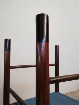 Mid-Century Danish Style Dining Chairs in Mahogany & Rosewood,1960, Set of 4-UIW-1295050