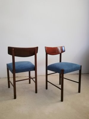 Mid-Century Danish Style Dining Chairs in Mahogany & Rosewood,1960, Set of 4-UIW-1295050