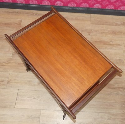 Mid-Century Danish Teak Bar Trolley Serving Trolley, 1960s-AFE-2036084