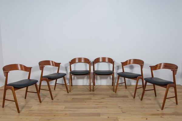 Mid-Century Danish Teak Chairs from Korup Stolefabrik, Denmark, 1960s, Set of 6-NIT-1706468