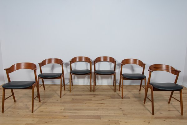 Mid-Century Danish Teak Chairs from Korup Stolefabrik, Denmark, 1960s, Set of 6-NIT-1706468