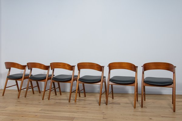 Mid-Century Danish Teak Chairs from Korup Stolefabrik, Denmark, 1960s, Set of 6-NIT-1706468