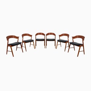 Mid-Century Danish Teak Chairs from Korup Stolefabrik, Denmark, 1960s, Set of 6-NIT-1706468