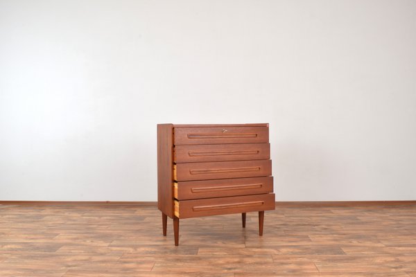 Mid-Century Danish Teak Chest of Drawers, 1960s-LOT-2023779