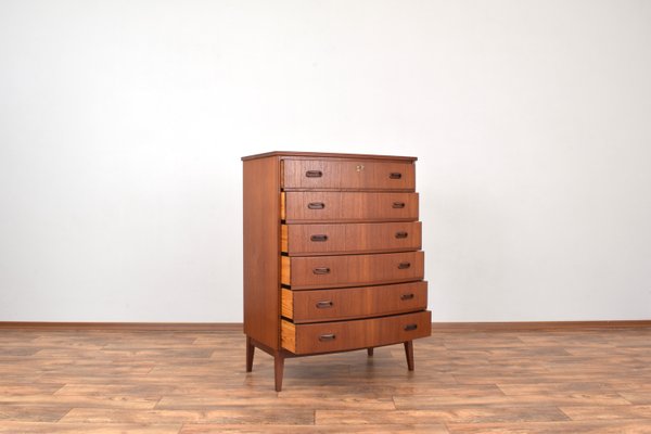 Mid-Century Danish Teak Chest of Drawers, 1960s-LOT-2023780