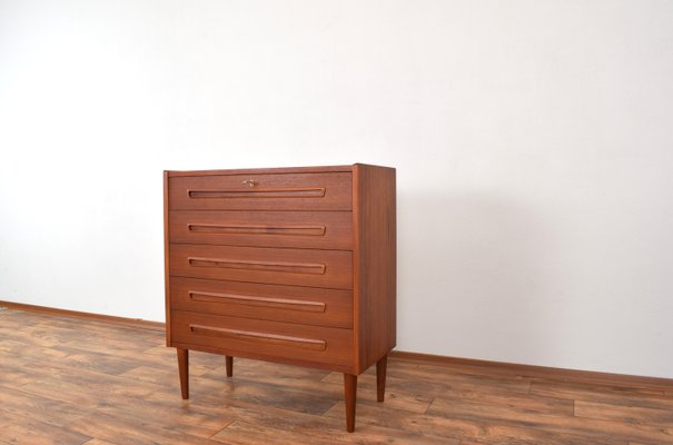 Mid-Century Danish Teak Chest of Drawers, 1960s-LOT-2023779