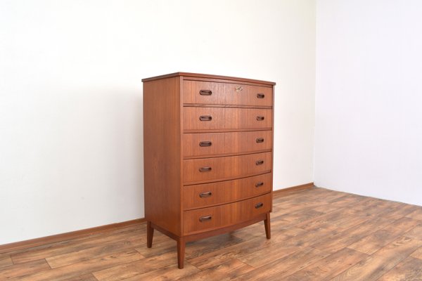 Mid-Century Danish Teak Chest of Drawers, 1960s-LOT-2023780