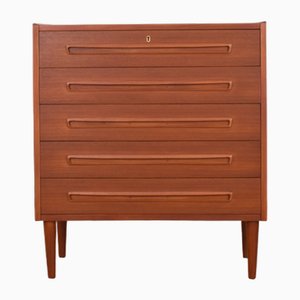 Mid-Century Danish Teak Chest of Drawers, 1960s-LOT-2023779