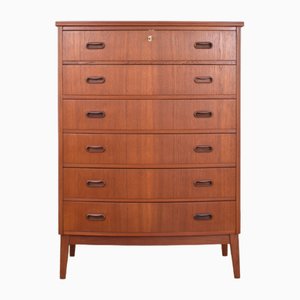 Mid-Century Danish Teak Chest of Drawers, 1960s-LOT-2023780