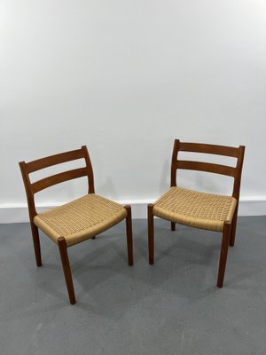 Mid-Century Danish Teak Dining Chairs by Niels O. Møller for J. L. Moller, Set of 2-JWH-1790888