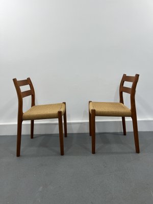 Mid-Century Danish Teak Dining Chairs by Niels O. Møller for J. L. Moller, Set of 2-JWH-1790888