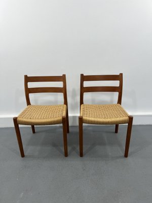 Mid-Century Danish Teak Dining Chairs by Niels O. Møller for J. L. Moller, Set of 2-JWH-1790888