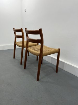 Mid-Century Danish Teak Dining Chairs by Niels O. Møller for J. L. Moller, Set of 2-JWH-1790888