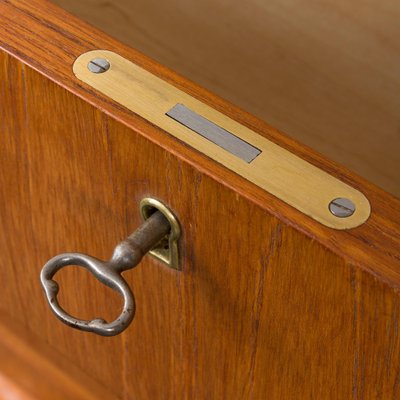 Mid-Century Danish Teak Dresser with Five Drawers, 1960s-UE-1723833