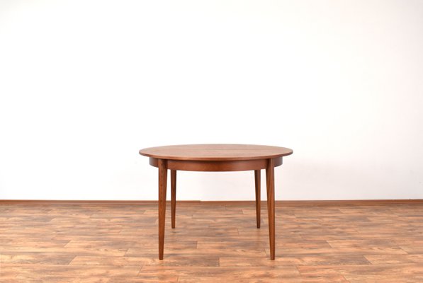 Mid-Century Danish Teak Extendable Dining Table, 1960s-LOT-2032075