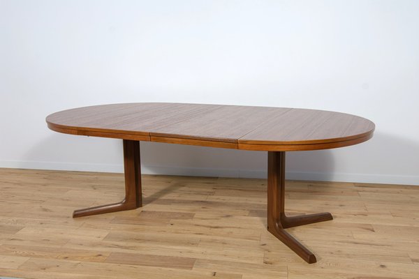 Mid-Century Danish Teak Extendable Dining Table, 1960s-NIT-1795643