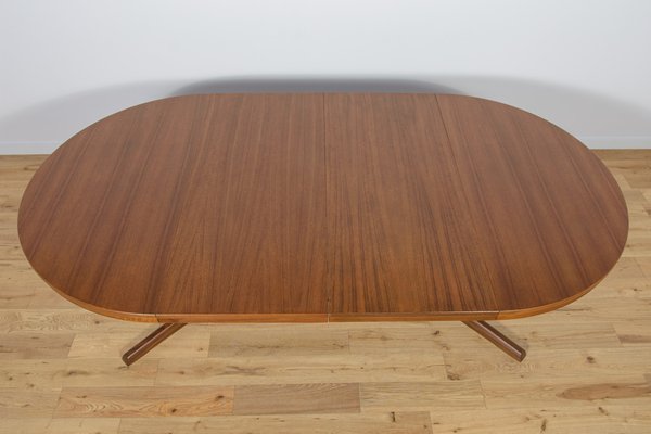 Mid-Century Danish Teak Extendable Dining Table, 1960s-NIT-1795643