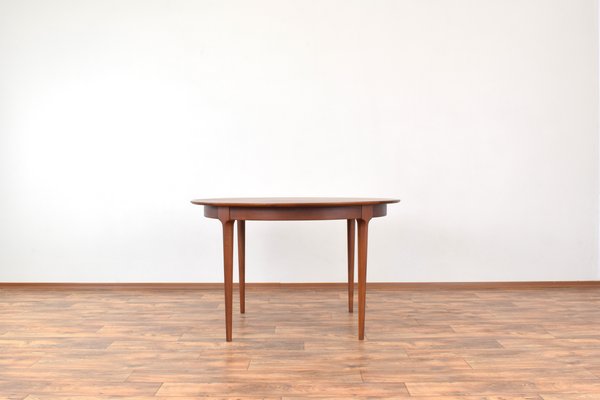 Mid-Century Danish Teak Extendable Dining Table, 1960s-LOT-2032123