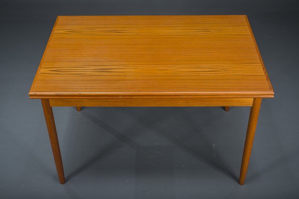 Mid-Century Danish Teak Extendable Dining Table, 1960s-ZZH-1732016