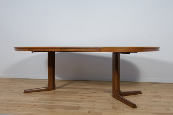 Mid-Century Danish Teak Extendable Dining Table, 1960s-NIT-1795643