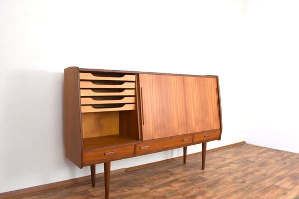 Mid-Century Danish Teak Highboard, 1960s-LOT-2023789