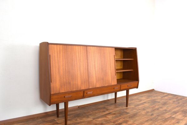 Mid-Century Danish Teak Highboard, 1960s-LOT-2023789