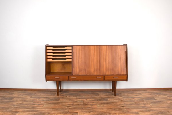 Mid-Century Danish Teak Highboard, 1960s-LOT-2023789