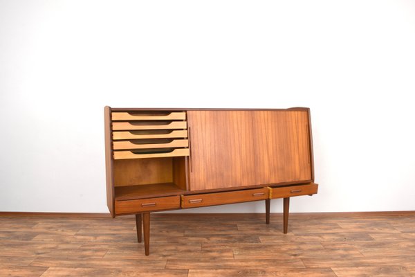 Mid-Century Danish Teak Highboard, 1960s-LOT-2023789