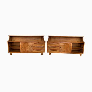 Mid-Century Danish Teak Large Sideboards, Set of 2-PSK-1002731