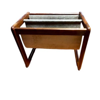 Mid-Century Danish Teak Magazine Rack by Aksel Kjersgaard for Salin Mobler, 1960s-TCS-1815184