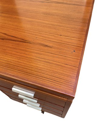 Mid-Century Danish Teak Modern Desk-FSD-1345224