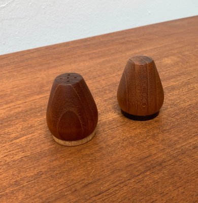 Mid-Century Danish Teak Pepper and Salt Shaker, 1960s, Set of 2-UAH-1334591