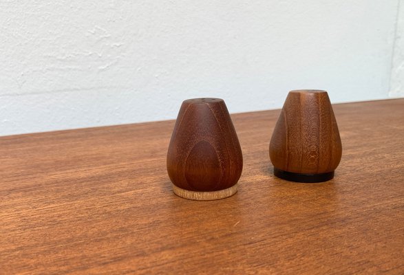 Mid-Century Danish Teak Pepper and Salt Shaker, 1960s, Set of 2-UAH-1334591