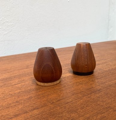 Mid-Century Danish Teak Pepper and Salt Shaker, 1960s, Set of 2-UAH-1334591