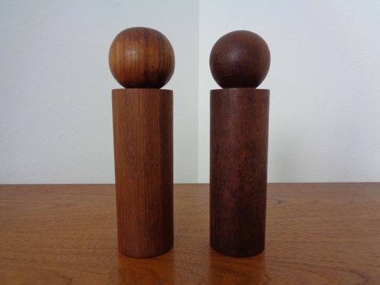 Mid-Century Danish Teak Salt and Pepper Shakers, 1960s, Set of 2-RDW-1313809