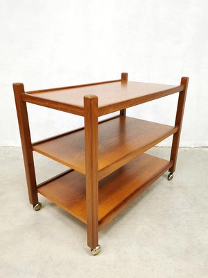 Mid-Century Danish Teak Serving Trolley-BW-876397