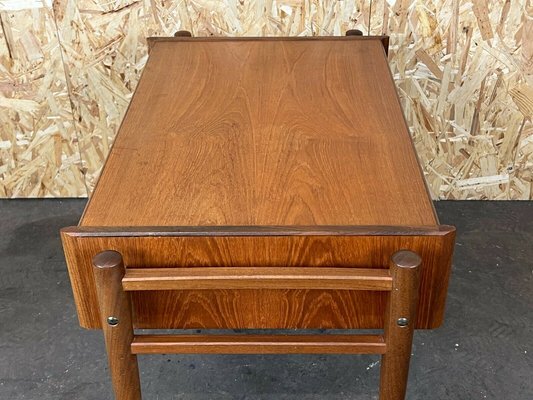 Mid-Century Danish Teak Sewing Box Side Table-EJL-1138854