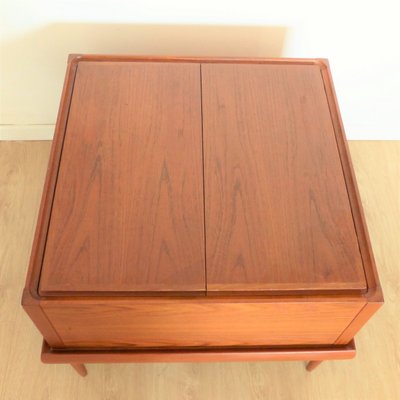 Mid-Century Danish Teak Side Table, 1950s-WK-1113439