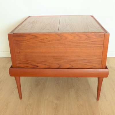 Mid-Century Danish Teak Side Table, 1950s-WK-1113439