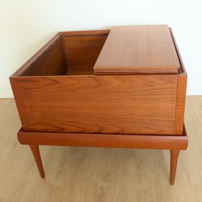 Mid-Century Danish Teak Side Table, 1950s-WK-1113439