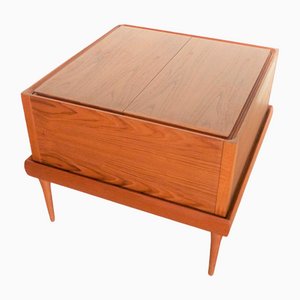 Mid-Century Danish Teak Side Table, 1950s-WK-1113439