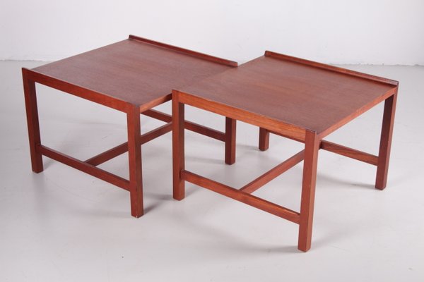 Mid-Century Danish Teak Side Tables, Set of 2-EZZ-933168