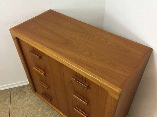 Mid-Century Danish Teak Sideboard Dresser & Mirror-EJL-1138322