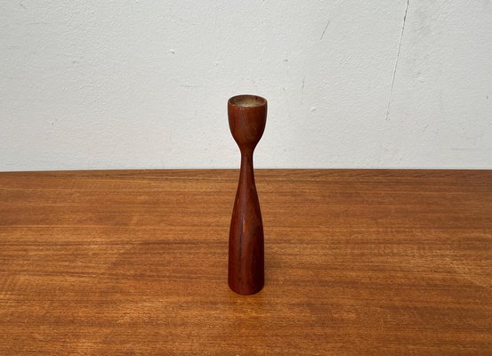 Mid-Century Danish Teak Tulip Candleholder, 1960s-UAH-1796616