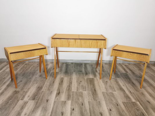 Mid-Century Desk Set by F. Jirak, Set of 3-QJA-1823979